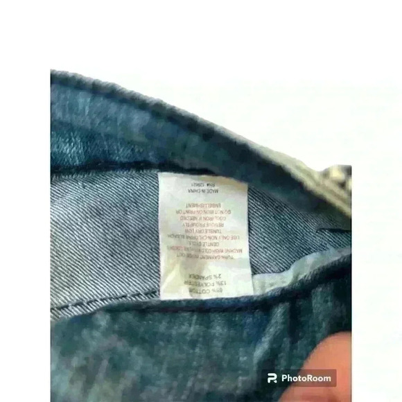 New! Y2k Sean Jean Paneled Jeans Low Rise Skinny Zippered Ankle Women's Size 27 - Picture 4 of 8